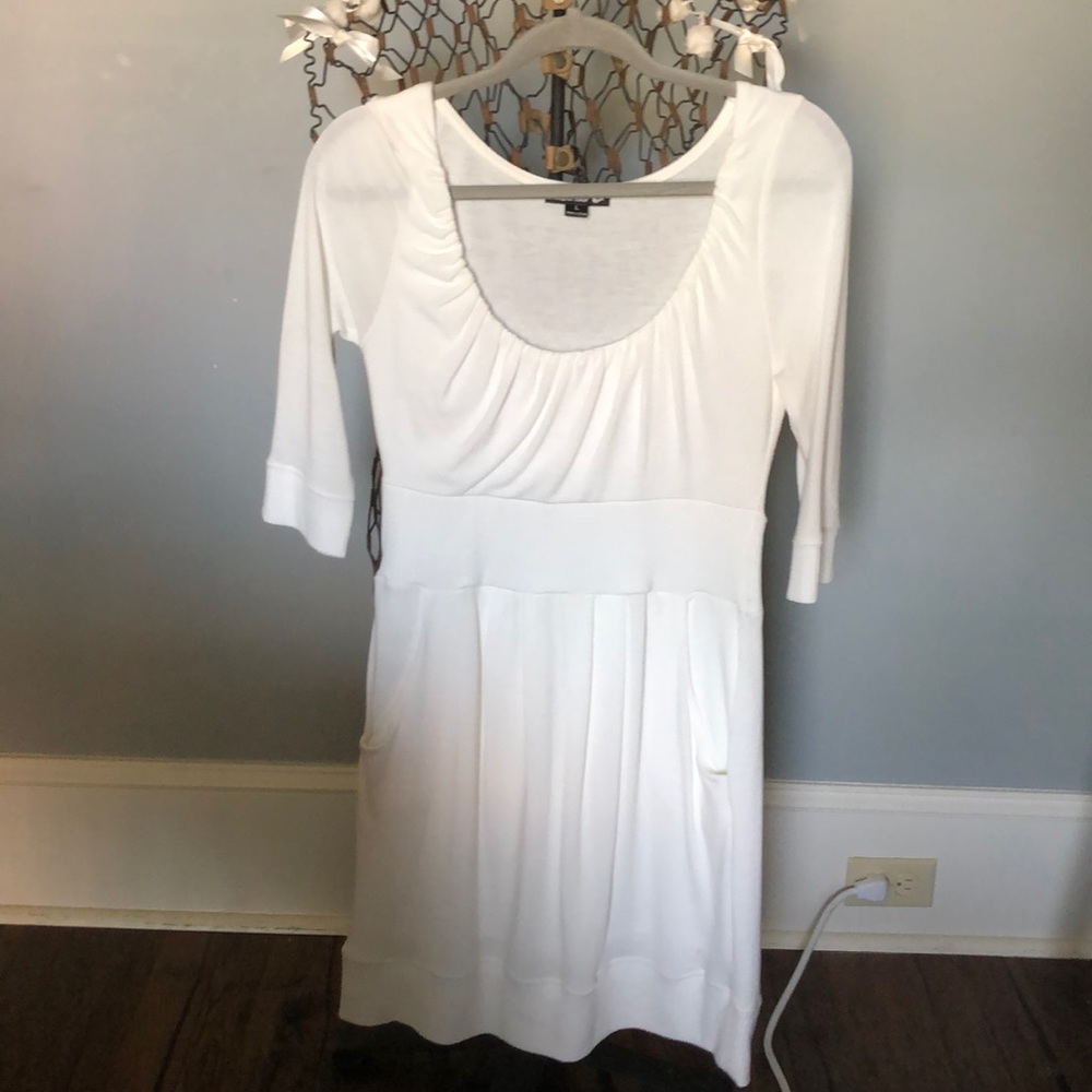 White dress from Double Zero.